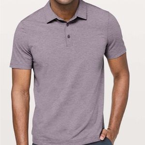 Lululemom evolution polo Mens Large EUC graphite purple